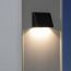 Endurance Ultra Thin LED Rail Light by Highpoint Deck Lighting - Textured Black - lit