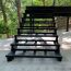 Combine the Fortress Evolution Steel Stair Tray, Steel Stair Brackets, and Stair Anchors to create a beautiful backyard space.
