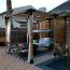 Customize your extended LINX Pergola with wood accents like the ones on the top and back of this pergola