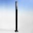 FE26 Steel Post for Pure View Glass Rail by Fortress - Gloss Black 2 in