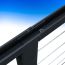 FE26 Level Panel for Horizontal Cable Railing by Fortress - Panel comes without a top rail cover as shown