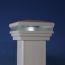 Neptune Solar Post Cap Light by LMT Mercer - White