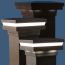 Magena Star Ornamental Low Voltage Post Cap for Westbury - All styles in Black Fine Texture - Light On