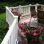 The Manchester Vinyl Deck Rail by Durables - White