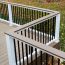 For a sharp deck you can't wait to show off to the neighborhood, choose TimberTech Classic Composite Railing with aluminum balusters