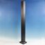 FE26 Steel Post for Pure View Glass Rail by Fortress - Black Sand 3 in