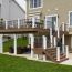 Accent your deck with beautiful TimberTech Reserve fascia, shown in Dark Roast