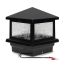 Sirius LED Post Cap Deck Light by Aurora Deck Lighting-Black-4-1/16 in