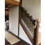The Smoky Mountain Hog Railing Stair Panel creates an understated look for your staircase railing, both inside and out!