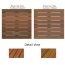 Smooth versus Ribbed surfaces of Bison Ipe Tiles