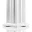 AFCO Square Fluted Aluminum Column Post Kits - Uninstalled