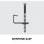 Use Clip&Rip Universal Starter Clips for the first and last boards on your deck surface