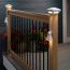 Teardrop LED Rail Deck Light By Dekor-Dark Copper Vein