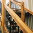 Traditional Deck Railing Kit by Vista - installed - Stairs with <a href="/angle-adapters-by-vista.html">Stair Baluster Adapters</a>