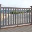 Trex Transcend Railing creates a sturdy boundary without blocking your deck view