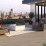 A luxurious deck using the tranquil tones of Trex Transcend Lineage decking in the Biscayne finish