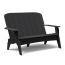TimberTech Invite Collection Mingle Bench, shown in Black