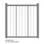 Tuscany Adjustable Gate by Westbury Aluminum Railing Drawing