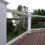 Custom-cut glass panels fit your outdoor space perfectly, no matter the shape and size or your deck