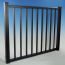 Adjustable Gate for Westbury VertiCable Railing - Black Fine Texture