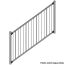 Westbury VertiCable railing adapts to fit a range of common stair angles