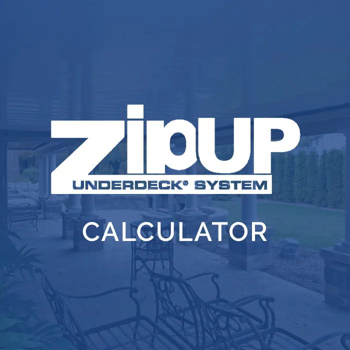 a zipup underdeck project with zipup logo