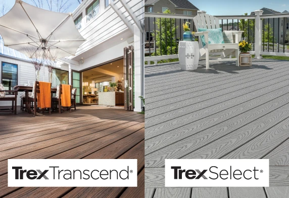 Diffrent decking lines