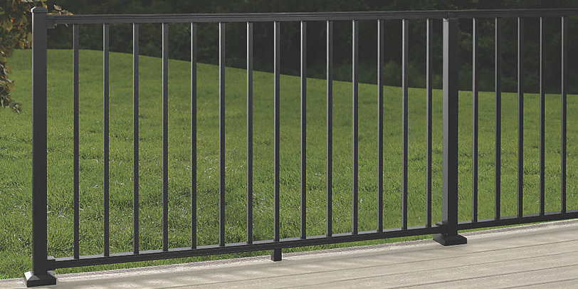 Trex Signature Aluminum Railing is one of our Best Metal Railings of 2023, as selected by our deck project experts