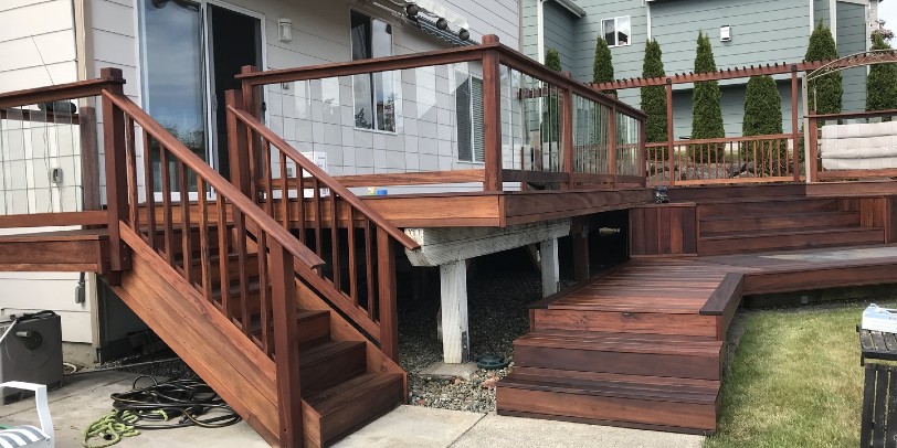 Wood Deck Railing, Wooden Porch Railings And Posts