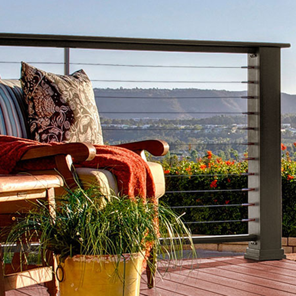 Railing Image Gallery Timbertech Cablerail Decksdirect