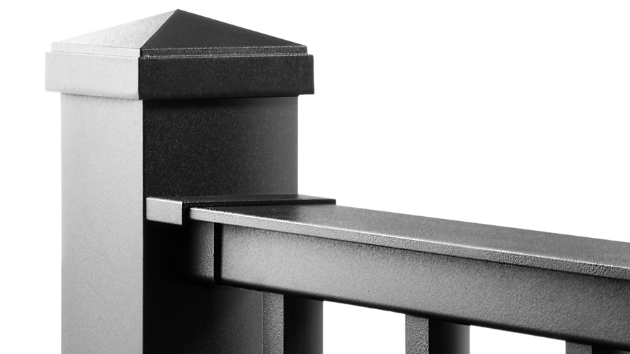 AFCO Flat Top deck railing by itself