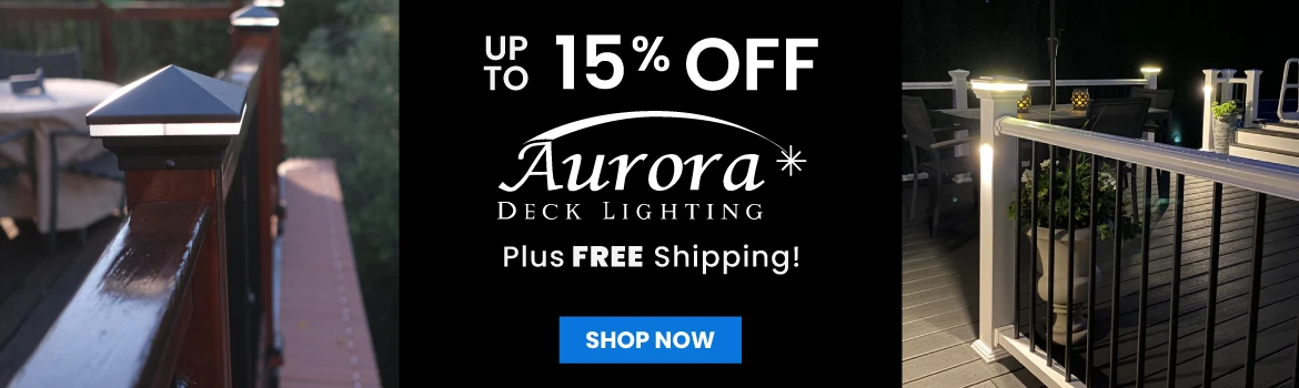 UP TO 15% OFF AURORA LIGHTING PLUS FREE SHIPPING