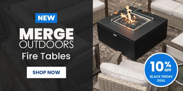 New Merge Outdoors Premium Fire Tables