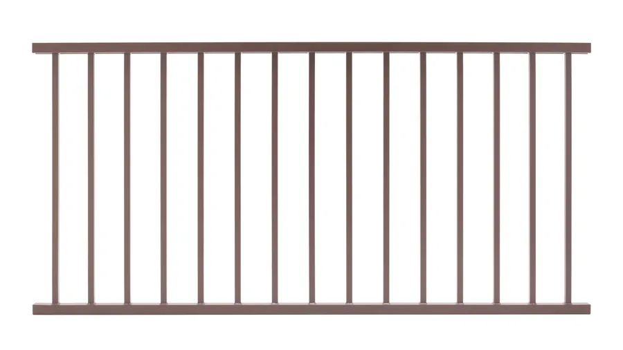 A pre-welded Deckorators Contemporary railing panel