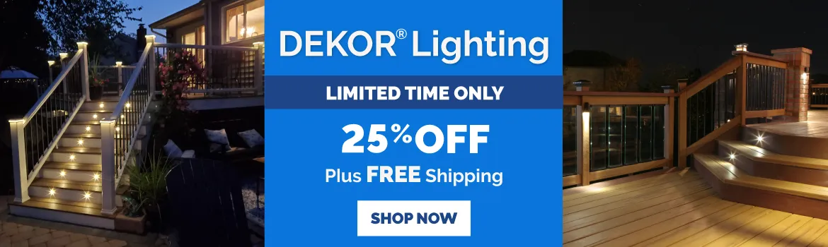25% Off DEKOR Lighting - Plus Free Shipping
