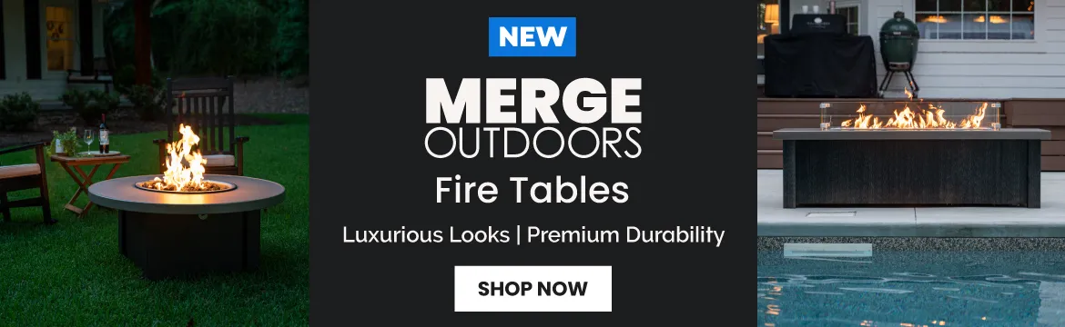 NEW Merge Outdoors Fire Tables - Durable, Luxurious & Bright