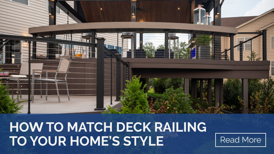 Learn more about how to match your deck railing to the architectural style of your home