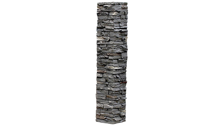 A post wrap that looks like real stone