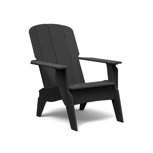 A sleek black Adirondack chair from TimberTech