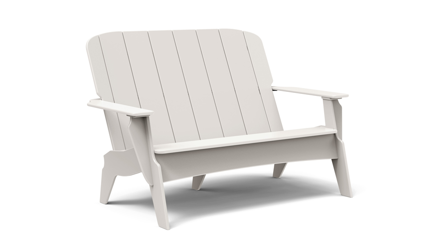 A TimberTech Mingle Bench In Canvas Color