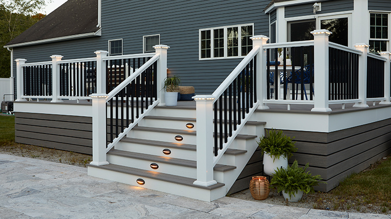 TimberTech's Classic Composite Railing is a versatile, stylish option for traditional railing looks