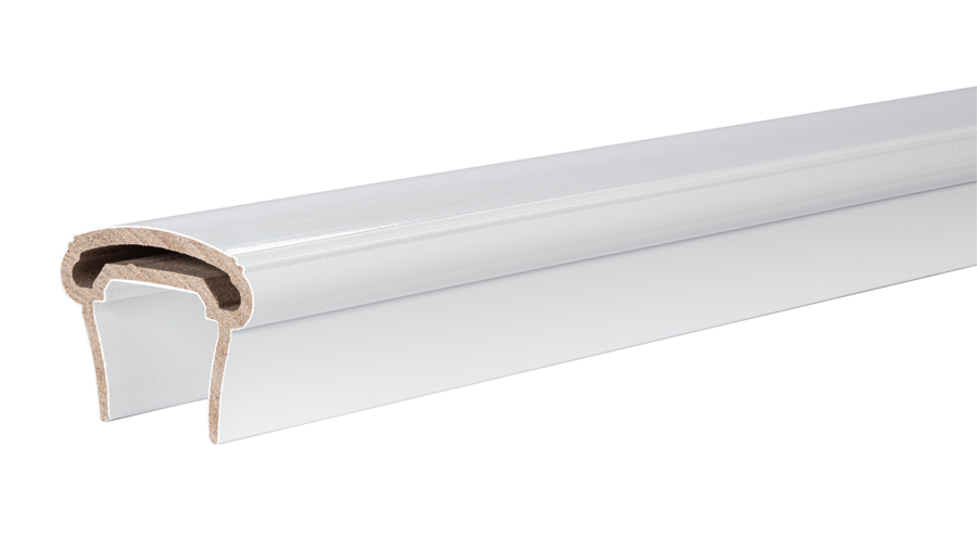 The stately, classy shape of TimberTech's Trademark top rail