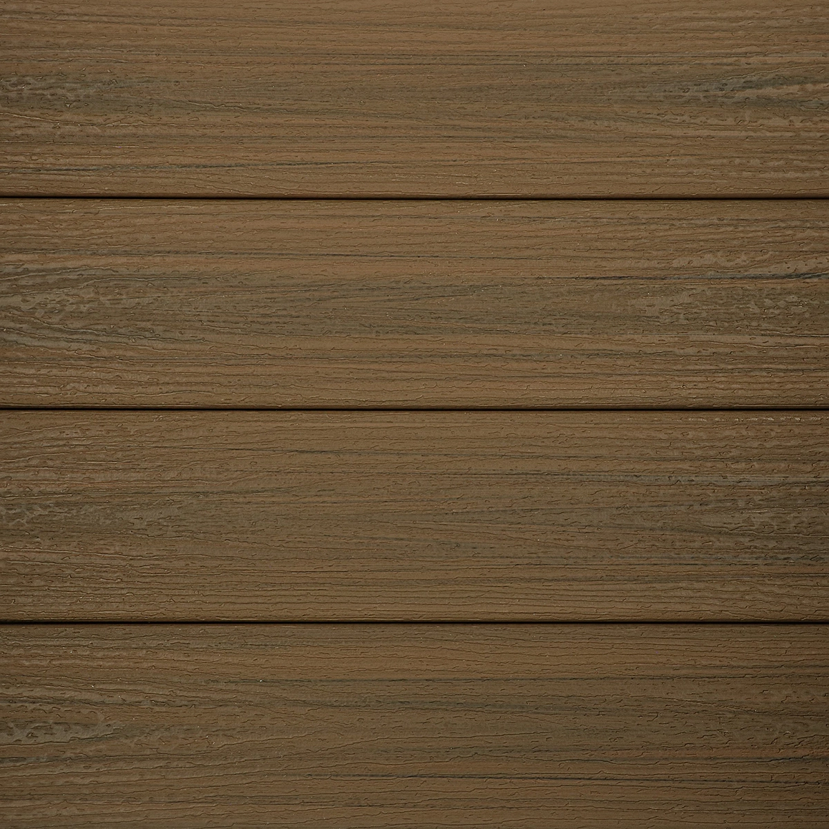 A close-up of the color and texture of Trex Enhance Naturals Toasted Sand decking
