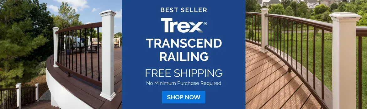 Free Shipping On All Trex Transcend Railing Orders