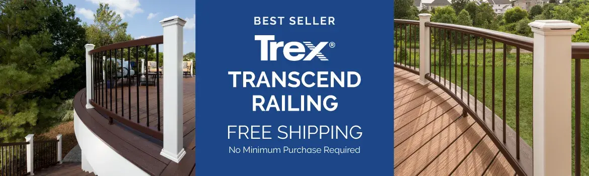 Free Shipping On All Trex Transcend Railing Orders
