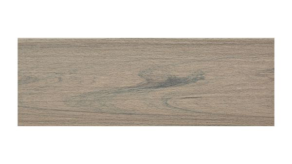 A close-up of a Trex Transcend Lineage deck board in the Biscayne finish