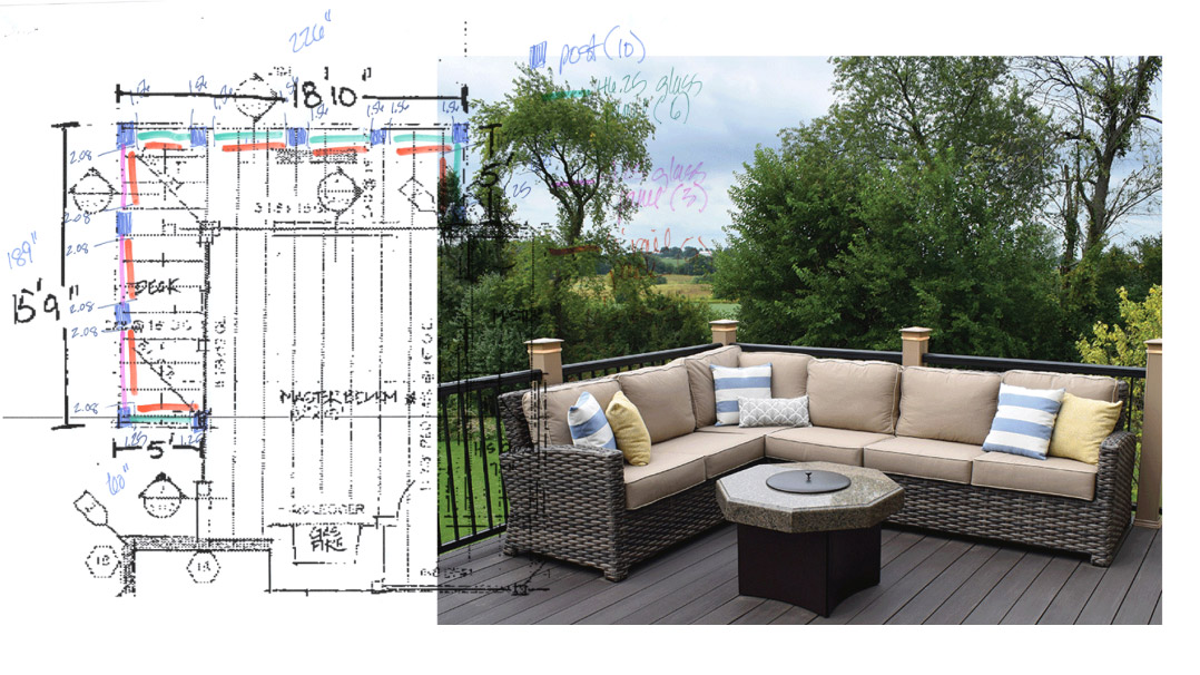 A deck project plan becomes a reality