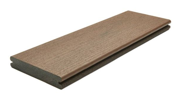 Trex Lineage boards have the natural texture and graining of wood, created on a tough, durable cap that stays cooler in direct sun