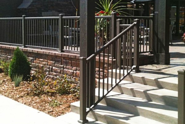 Sleek and strong, the AFCO Pro aluminum deck railing line can complete your deck, porch, or patio space