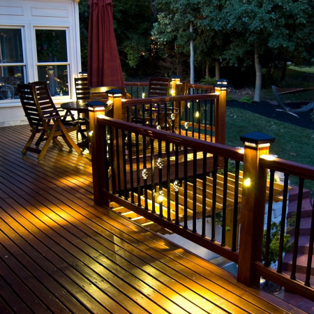 DIY installation of deck lighting opens up your outdoor space to the lively atmosphere of the nightlife